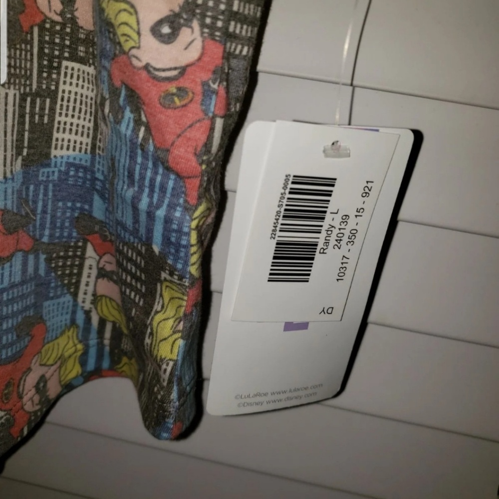 BF Sale-Lularoe Disney Dash Randy Large & XL - Picture 7 of 8